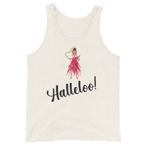 Halleloo! Drag Queen Unisex Tank Top