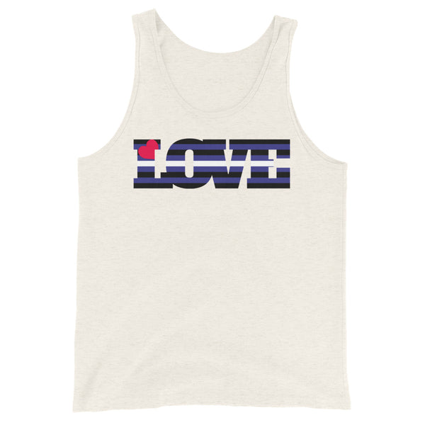 LeaTher Pride Love Unisex Tank Top