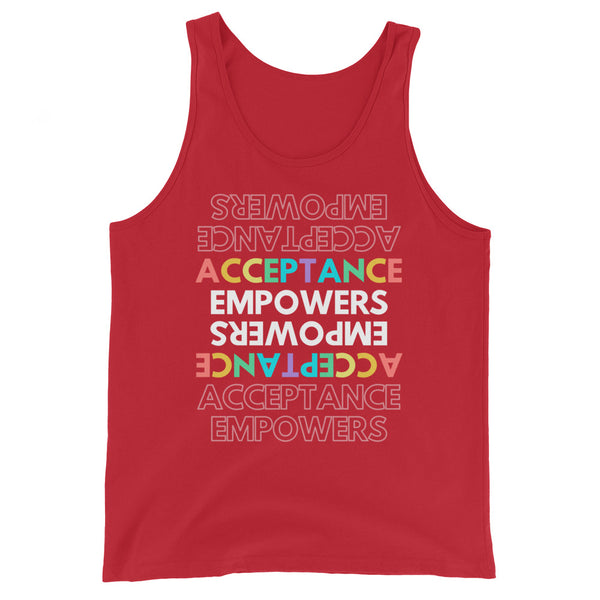 Acceptance Empowers Unisex Tank Top