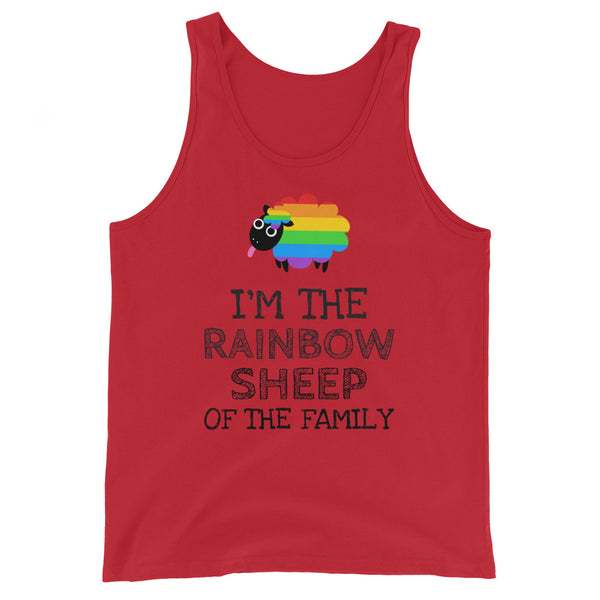 I'm The Rainbow Sheep Of The Family Unisex Tank Top