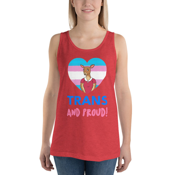 Trans And Proud Unisex Tank Top