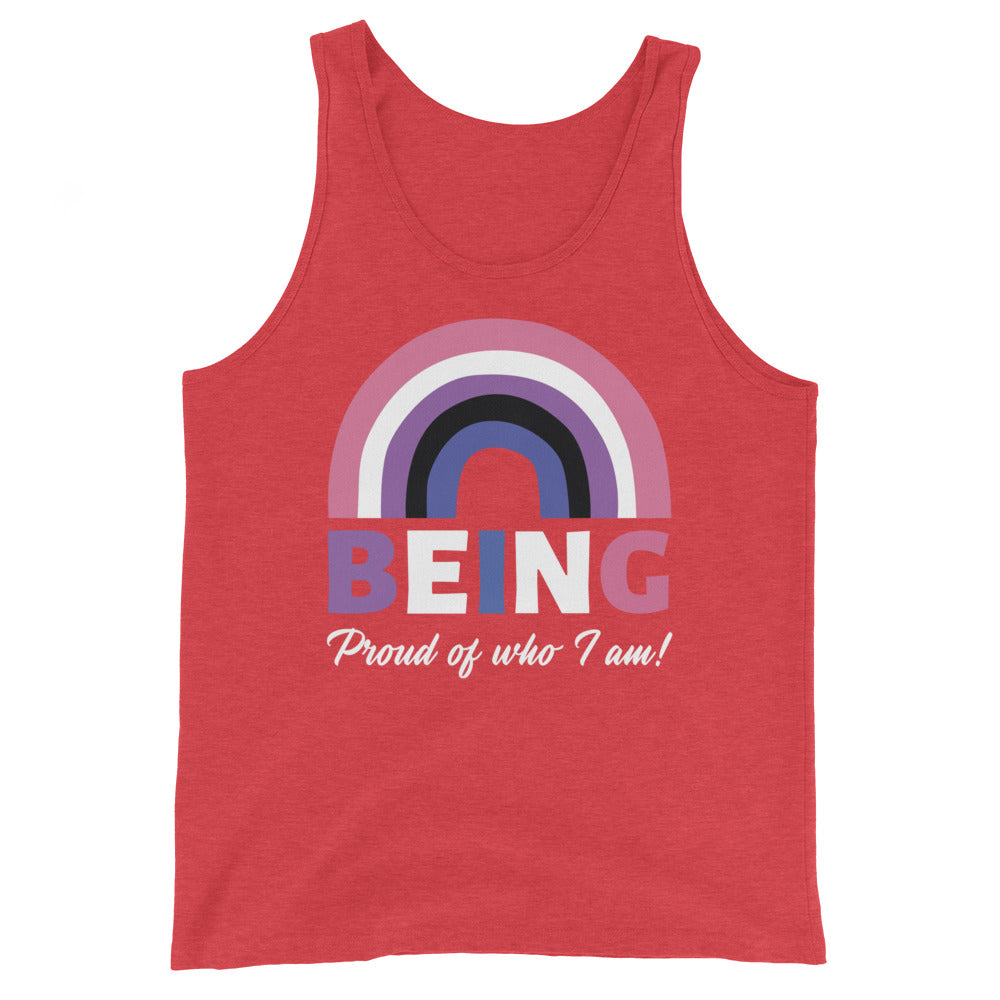 Being Proud Of Who I Am! Unisex Tank Top