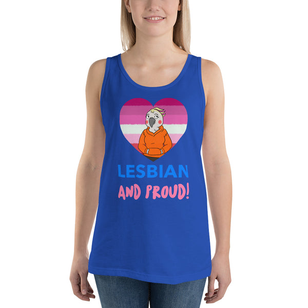 Lesbian And Proud Unisex Tank Top