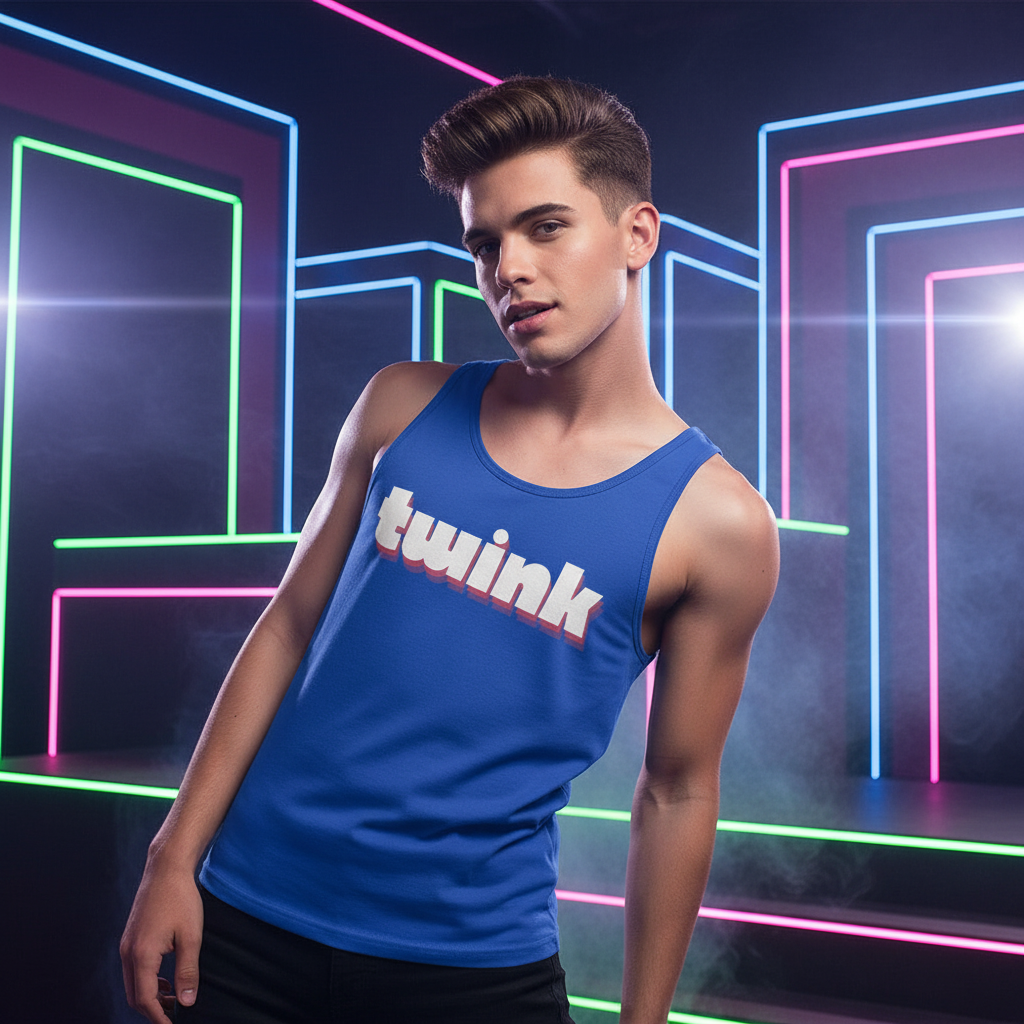 Twink Unisex Tank Top Queer In The World: The Shop Twink Unisex Tank Top Queer In The World: The Shop