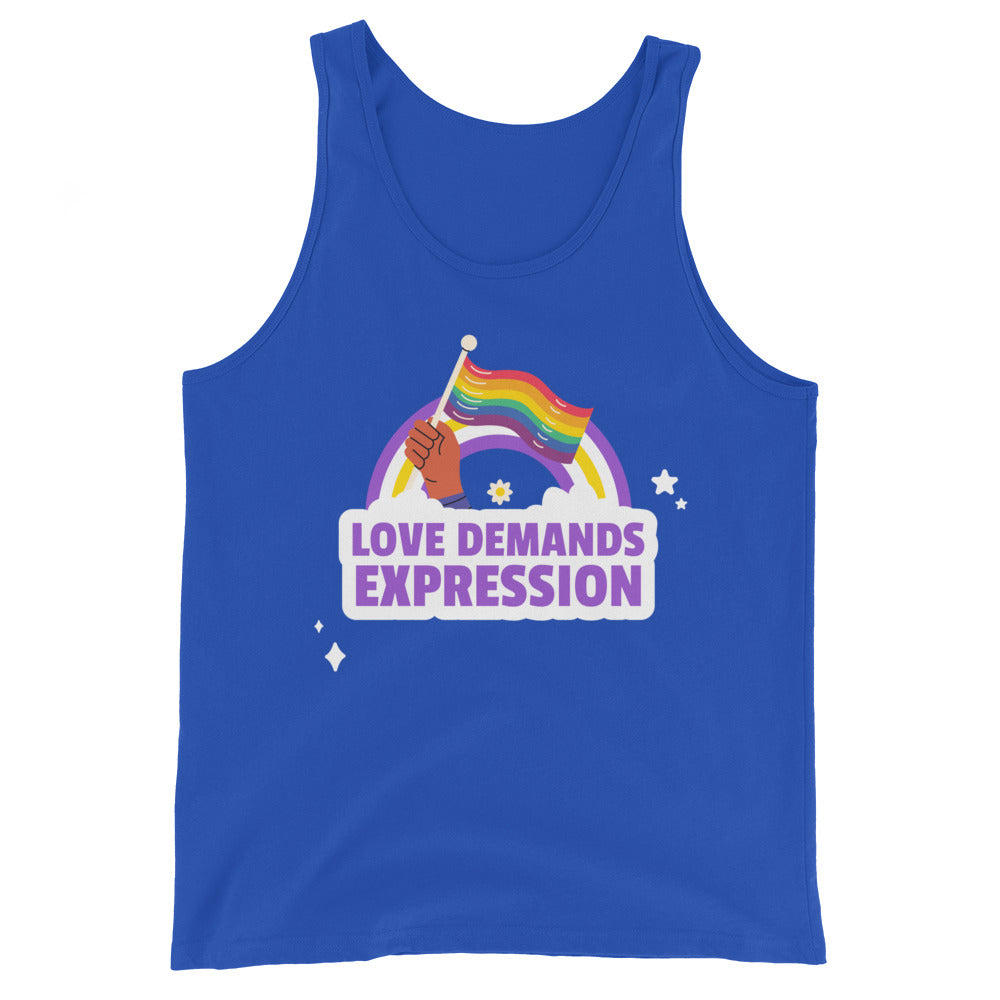 Love Demands Expression Unisex Tank Top