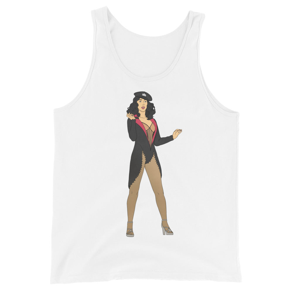 Cher Burlesque Unisex Tank Top