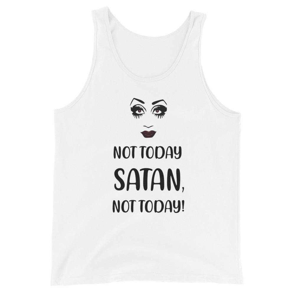 Not Today Satan Unisex Tank Top