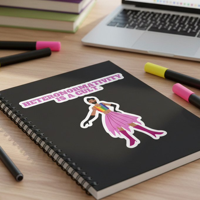 Heteronormativity Is A Cult Bubble-Free Stickers
