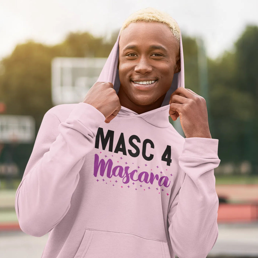 Sport Grey Masc 4 Mascara Unisex Hoodie by Queer In The World Originals sold by Queer In The World: The Shop - LGBT Merch Fashion