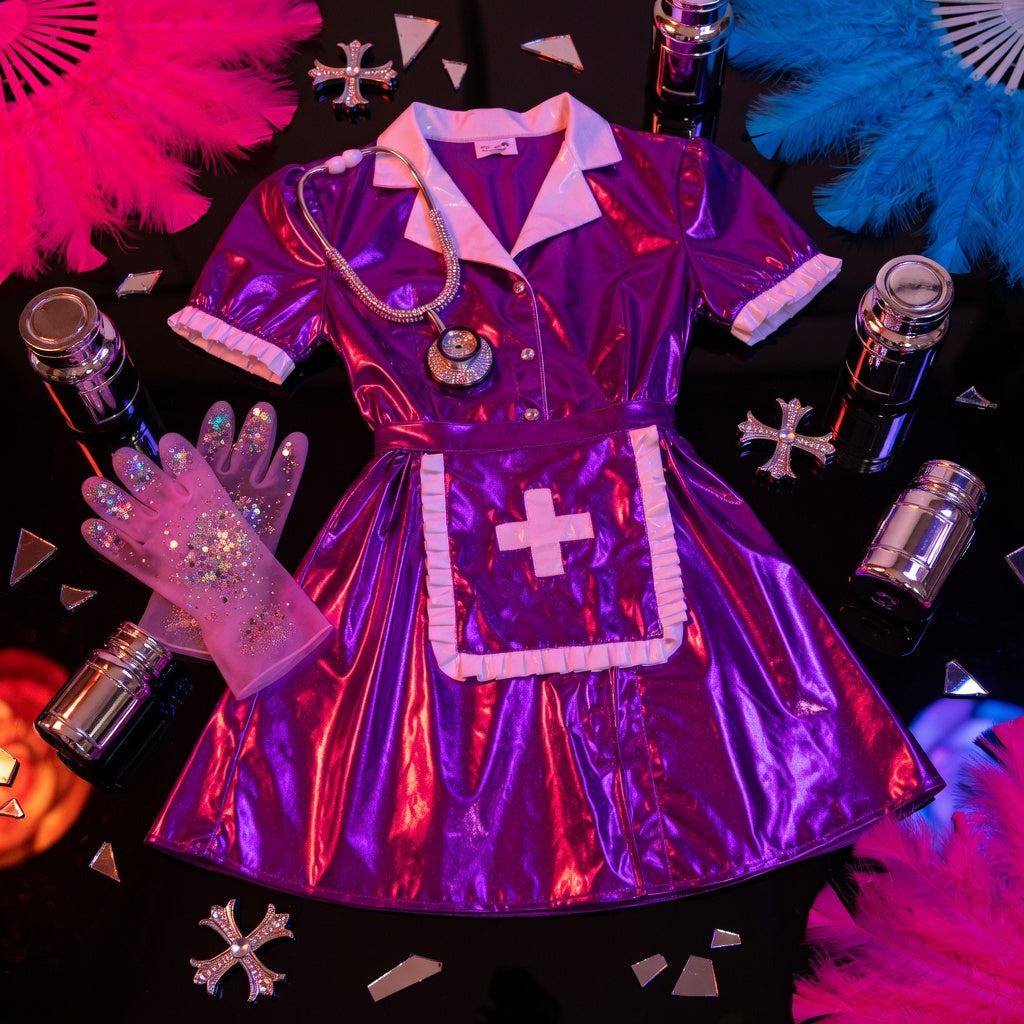 purple pvc dress Dragonwing Showcase Dress Purple Sapphire Youth Small