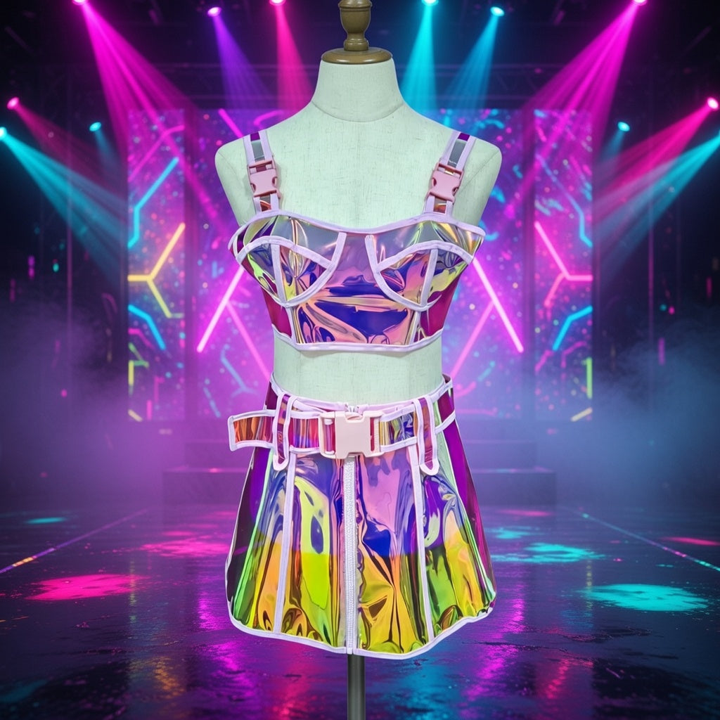 Party Show Tank & Skirt Festival Outfit