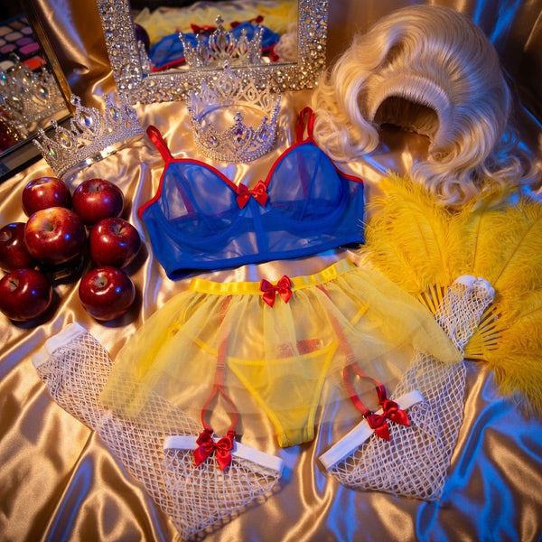 Fairytale Fantasy Snow White Lingerie Set Queer In The World: The Shop Fairytale Fantasy Snow White Lingerie Set Queer In The World: The Shop