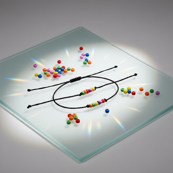 2 Piece LGBT Bead Bracelet