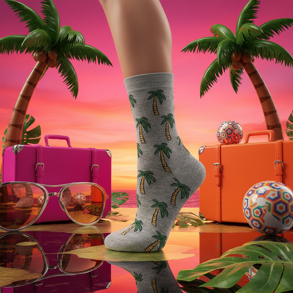 I'd Rather Be On Holiday Socks