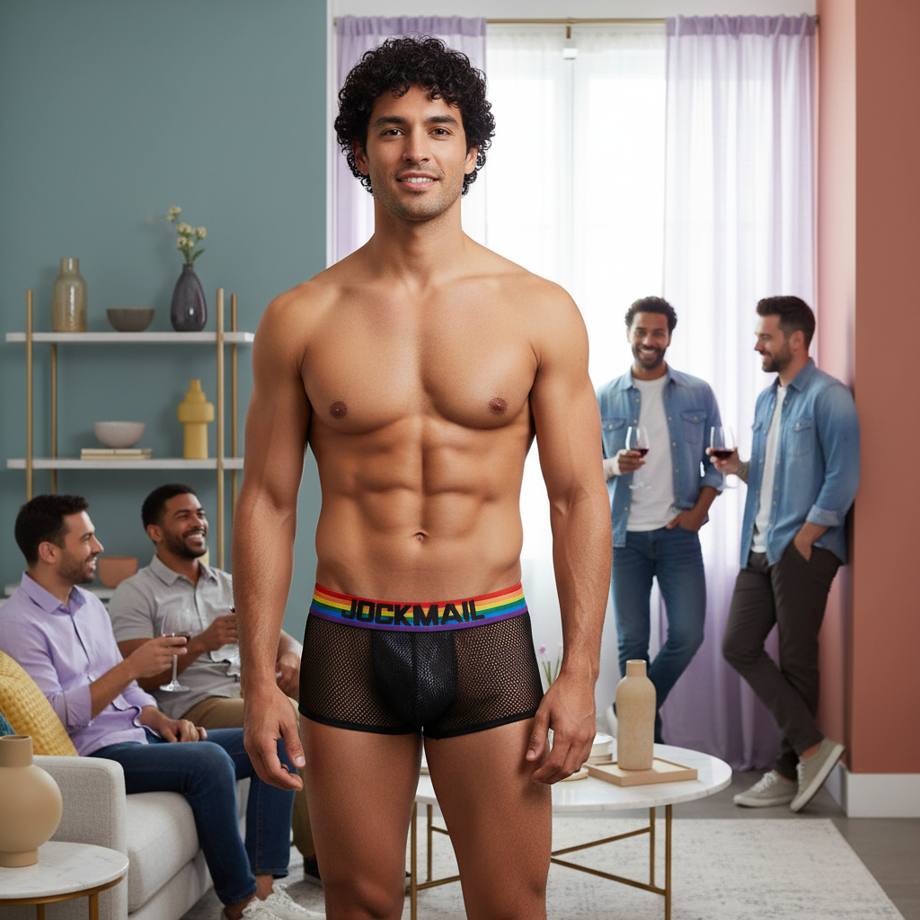 Jockmail Pride Mesh Boxer Briefs