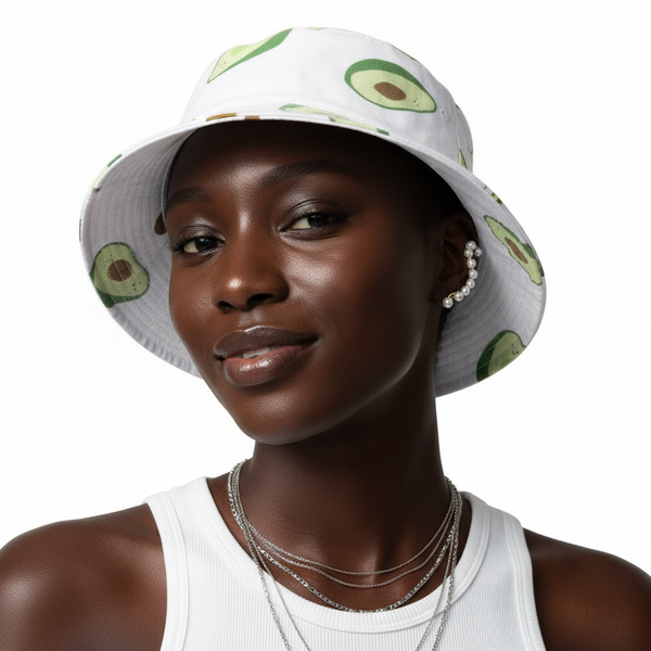 Avocado Printed Fisherman Hat