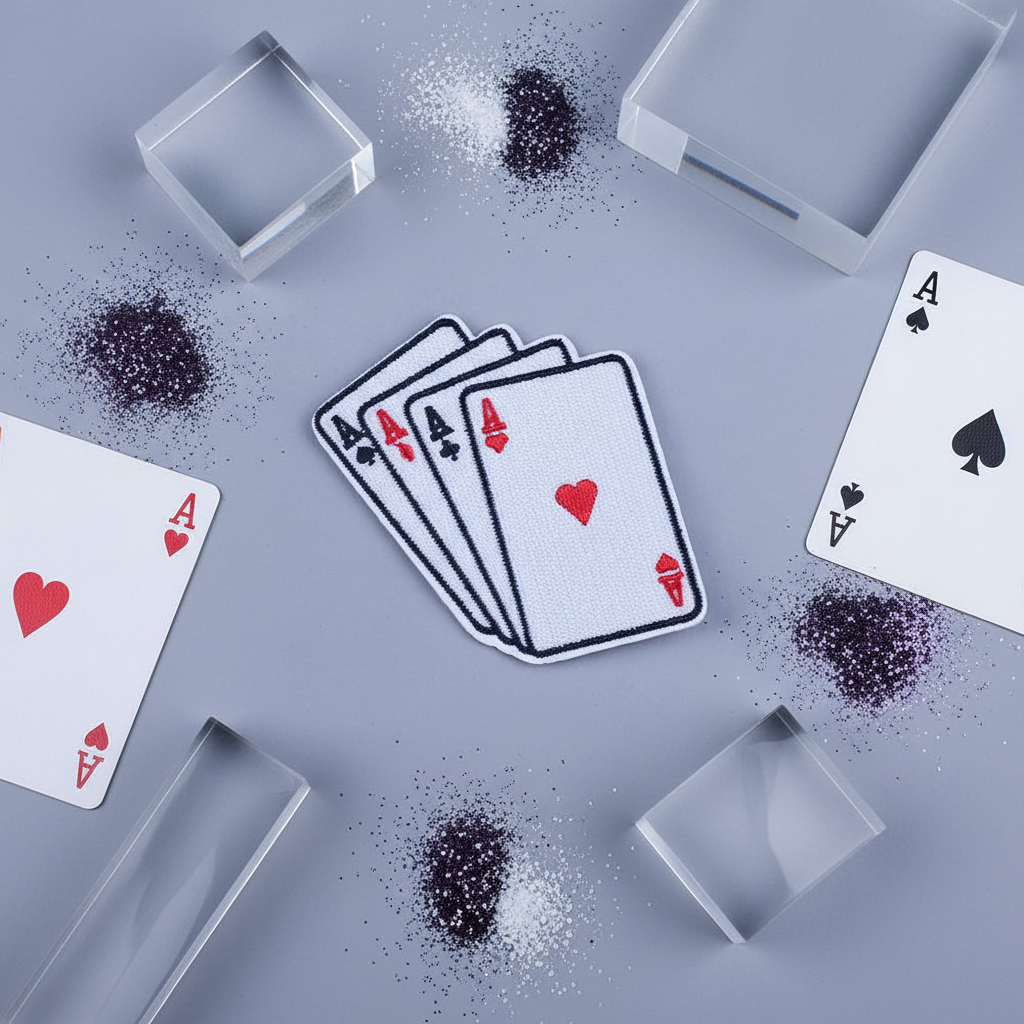 Asexual Aces Iron On Embroidered Patch