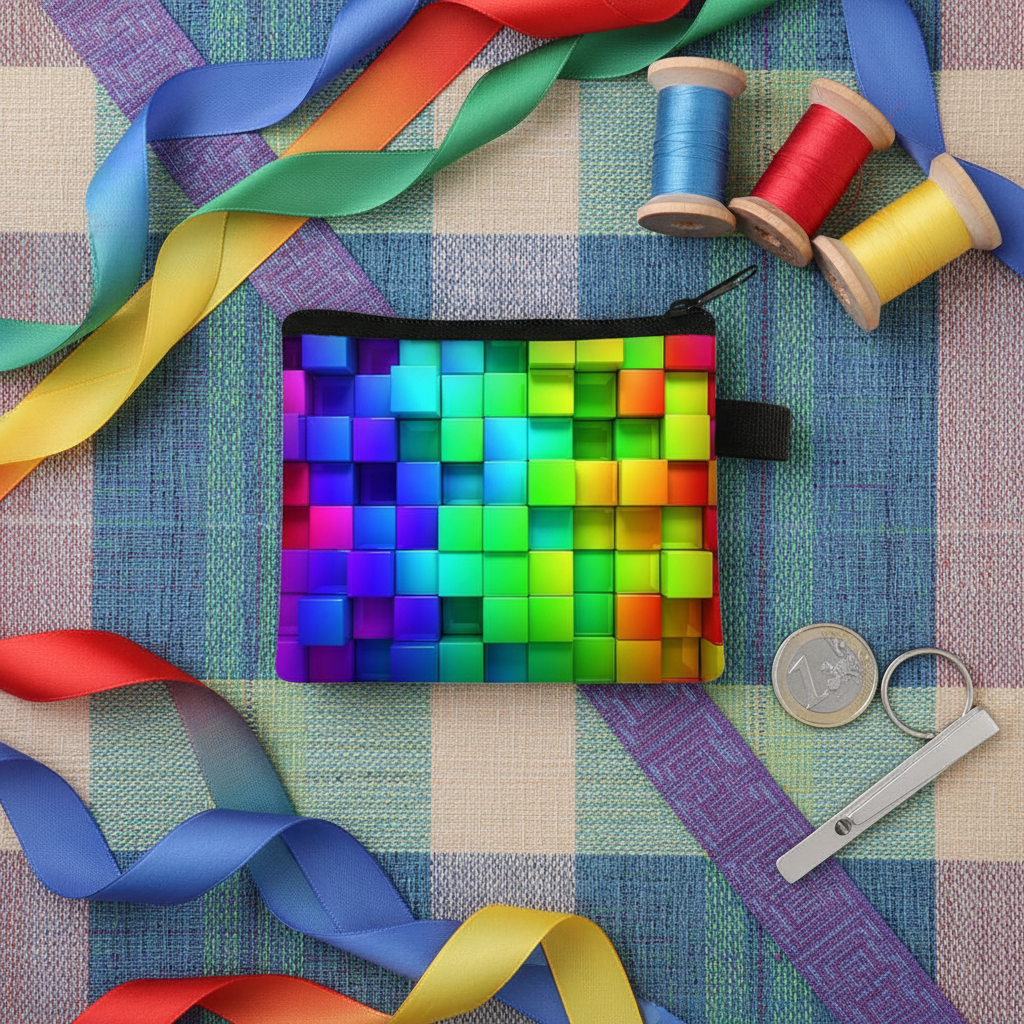 LGBT Weave Change Purse / Coin Wallet