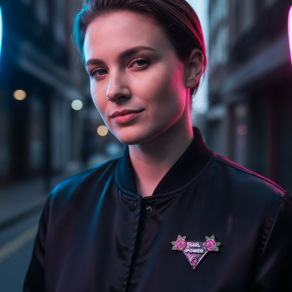 Girl Power Enamel Pin