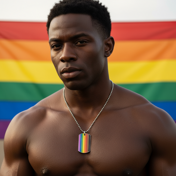 Philadelphia Pride Tag Necklace