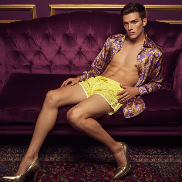 See Through Mesh Shorts