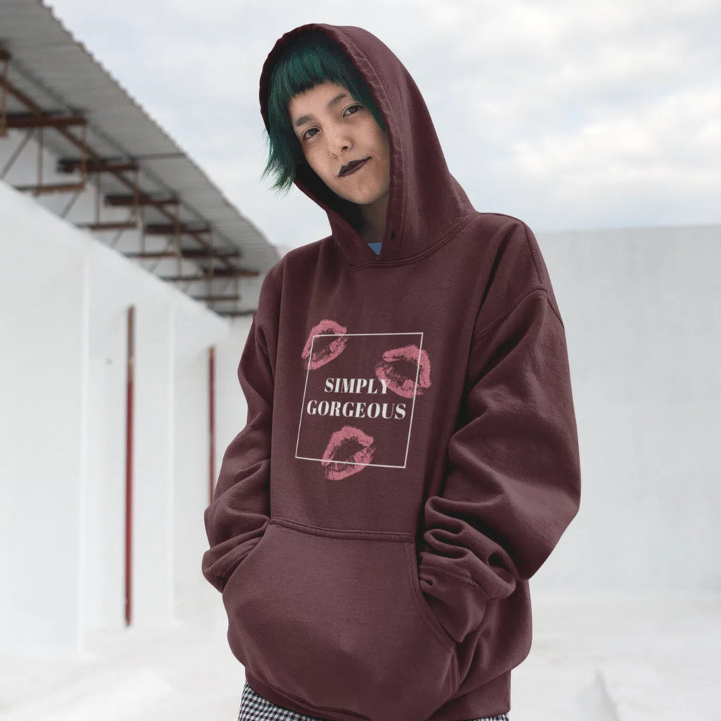 Black Simply Gorgeous Unisex Hoodie by Queer In The World Originals sold by Queer In The World: The Shop - LGBT Merch Fashion