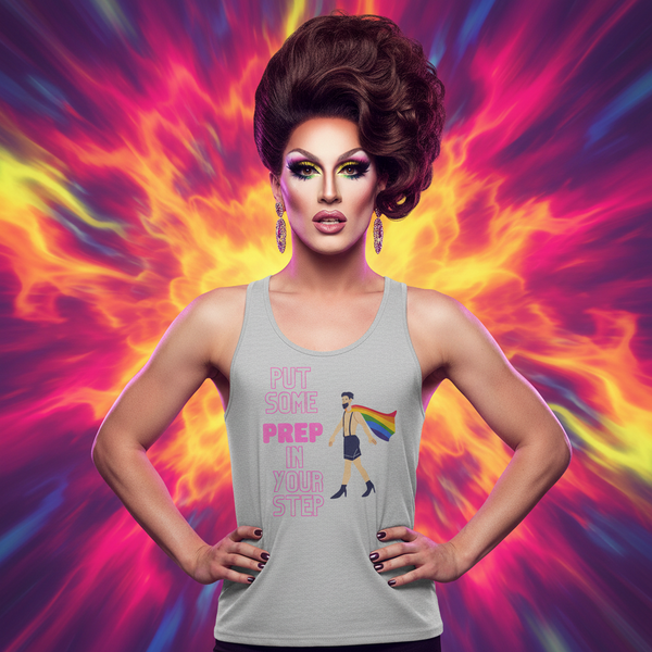 Unisex tank top reads 