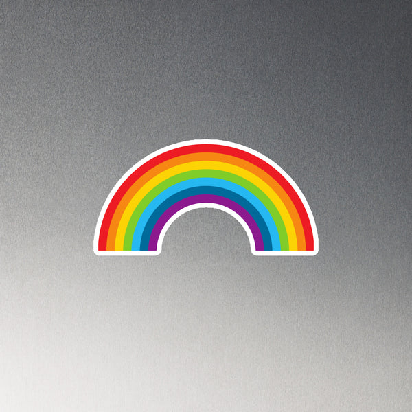 Rainbow Magnet with classic six-stripe pride colors—red, orange, yellow, green, blue, violet