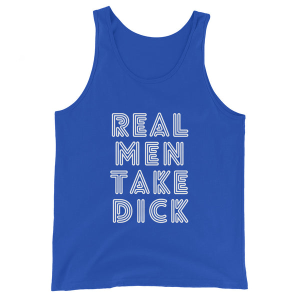 bi men fashion: Unisex tank top reading 