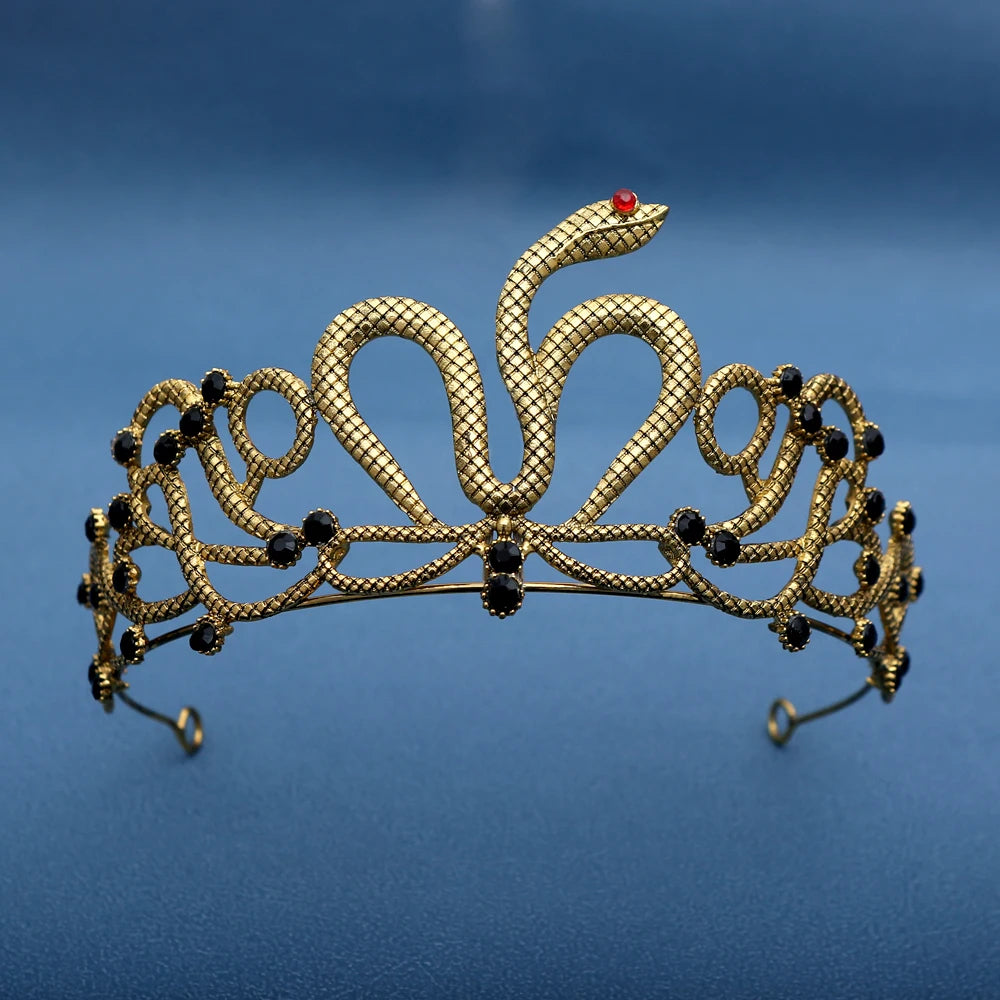 Serpent saint crystal crown photographed for the product listing.