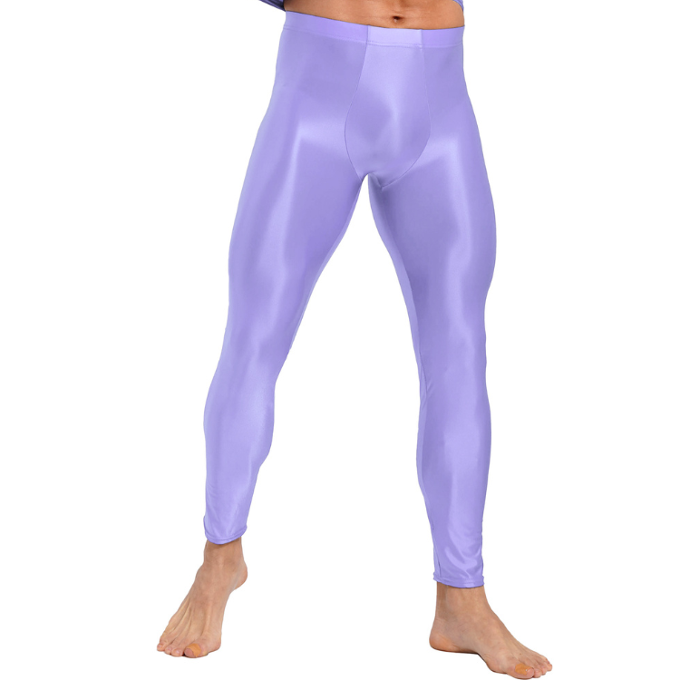 Shine bright men s compression leggings photographed for the product listing.