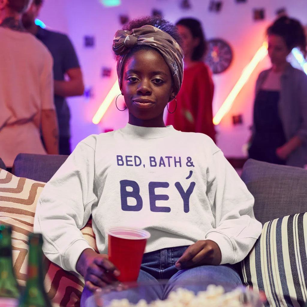 Sport Grey Bed, Bath & Bey Unisex Sweatshirt by Queer In The World Originals sold by Queer In The World: The Shop - LGBT Merch Fashion