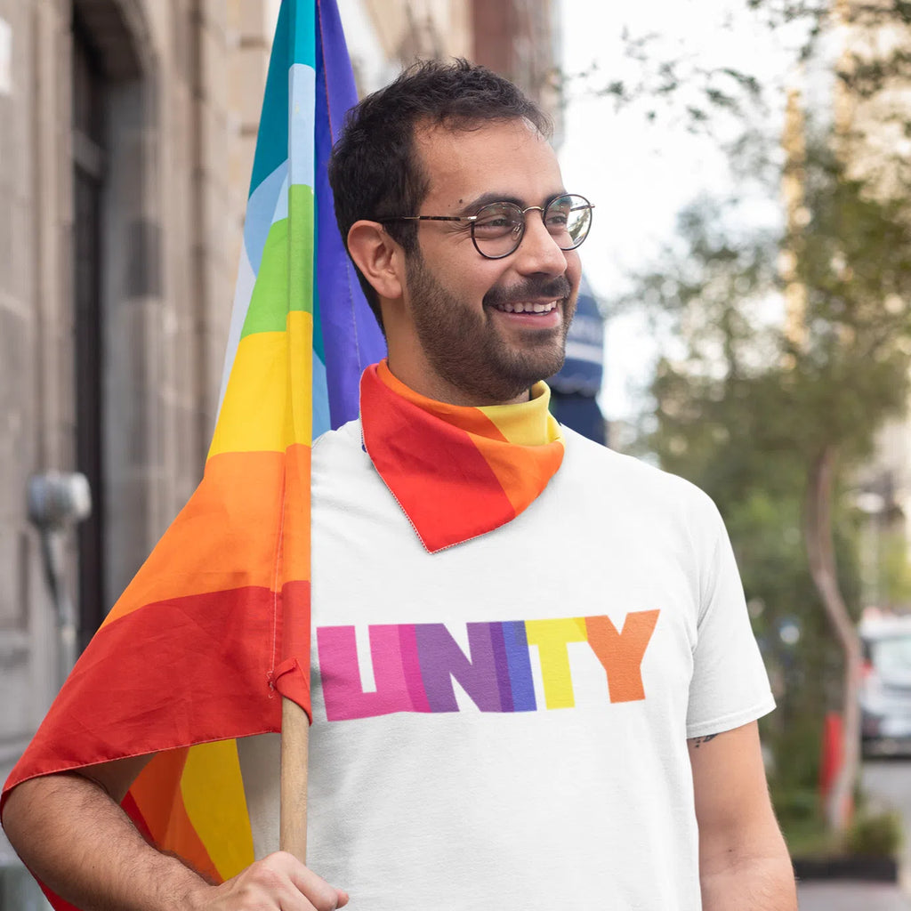 Black Unity T-Shirt by Queer In The World Originals sold by Queer In The World: The Shop - LGBT Merch Fashion