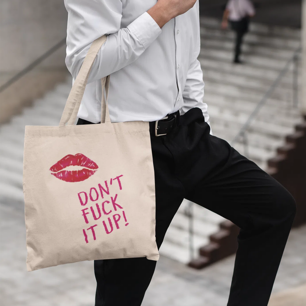 Black Don't Fuck It Up! Eco Tote Bag by Queer In The World Originals sold by Queer In The World: The Shop - LGBT Merch Fashion