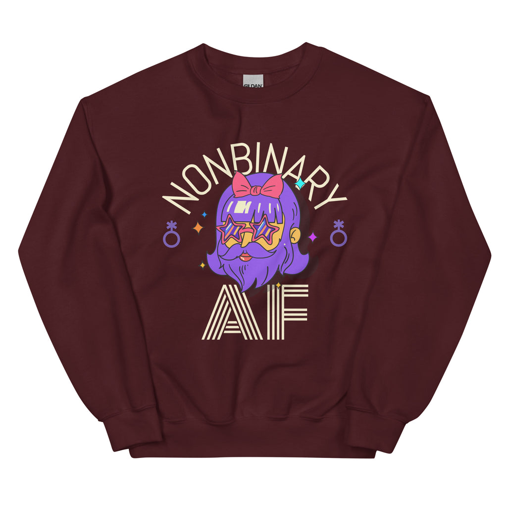 Nonbinary AF Unisex Sweatshirt