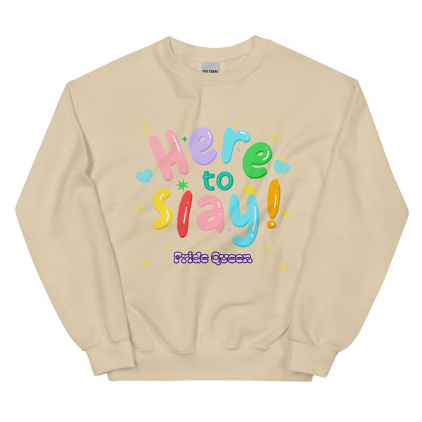 Unisex sand sweatshirt with 