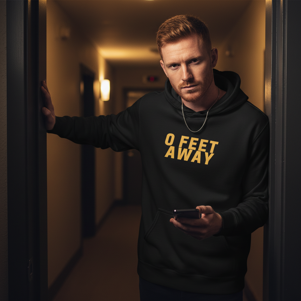 Zero Feet Away Grindr Unisex Hoodie