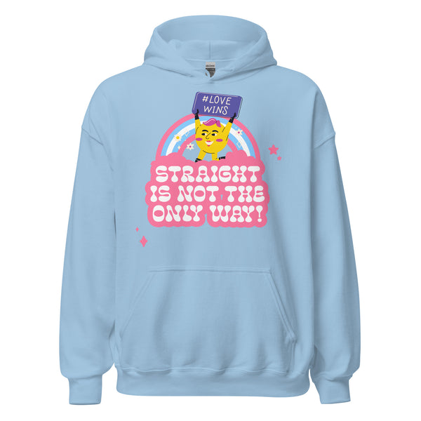 Straight Is Not The Only Way! Unisex Hoodie