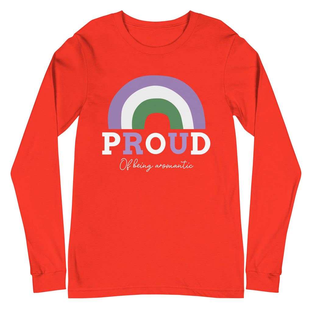 Proud Of Being Aromantic Unisex Long Sleeve T-Shirt