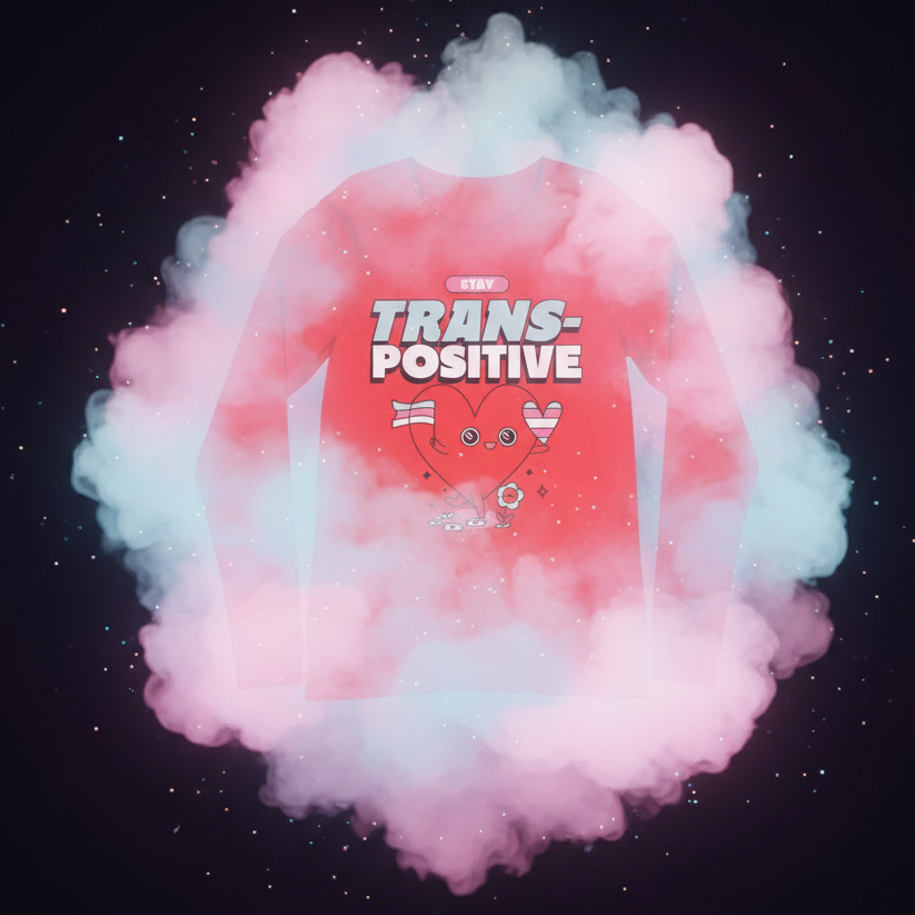 Stay Trans-Positive Unisex Long Sleeve T-Shirt
