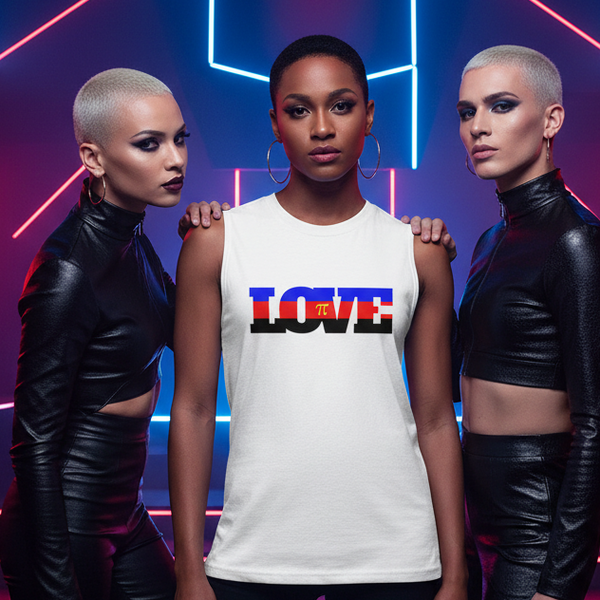Unisex Polyamory Love Muscle Top with 