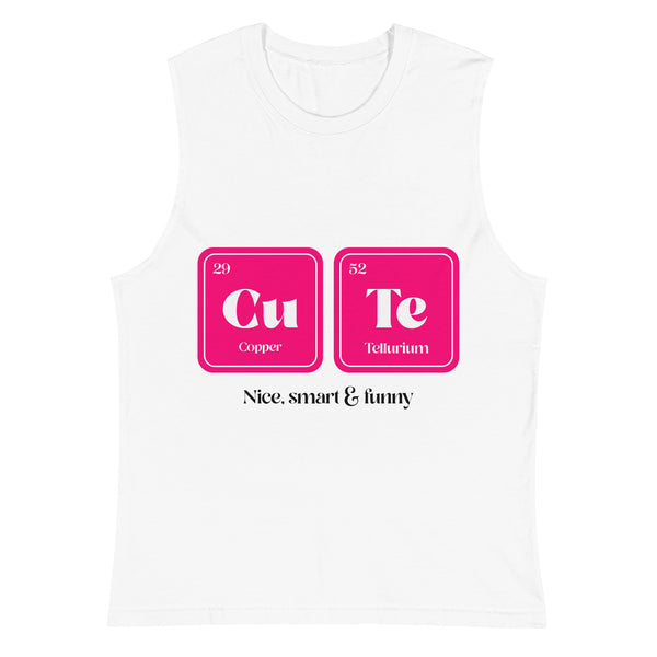 CuTe Nice Smart & Funny Muscle Top