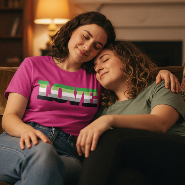 Aromantic Love T-Shirt with 
