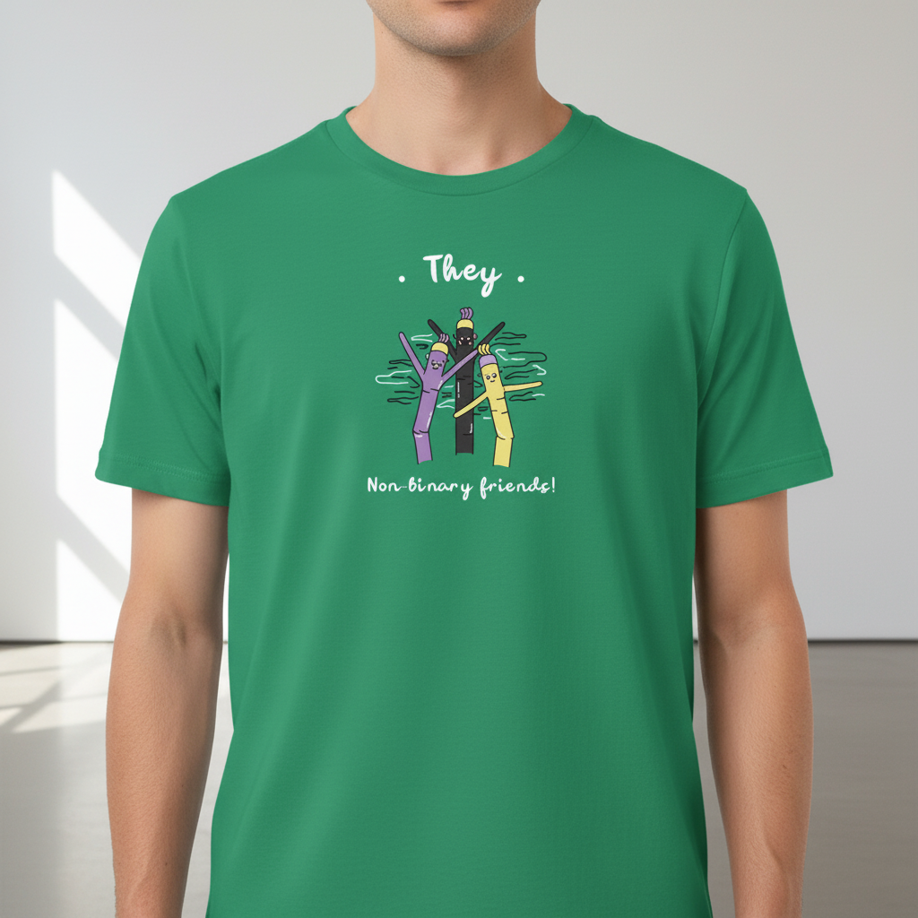 They Non-Binary Friends T-Shirt