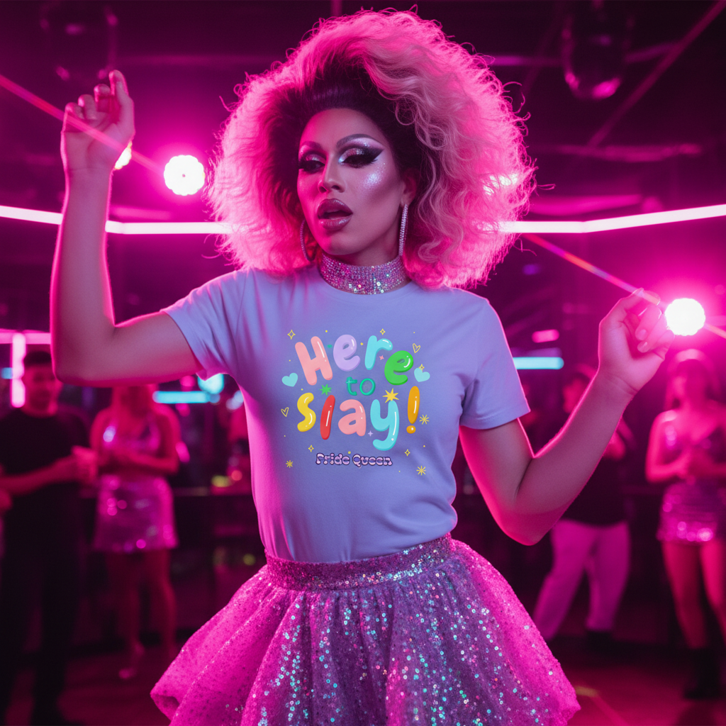 Here To Slay! Pride Queen T-Shirt