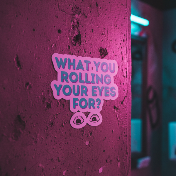 Bubble-Free Sticker reads 