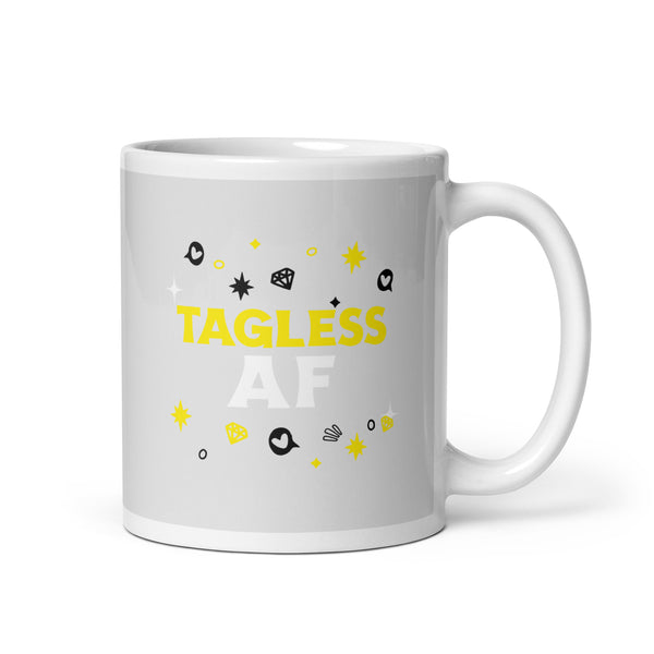 Tagless AF Mug