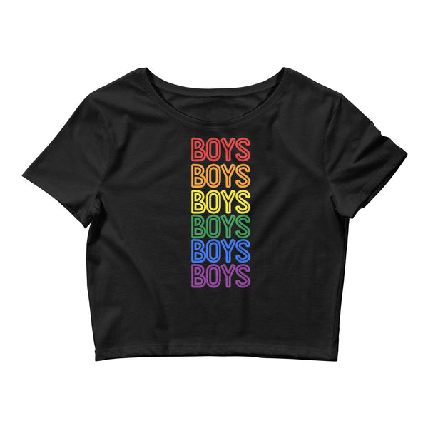 Boys Boys Boys Crop Top