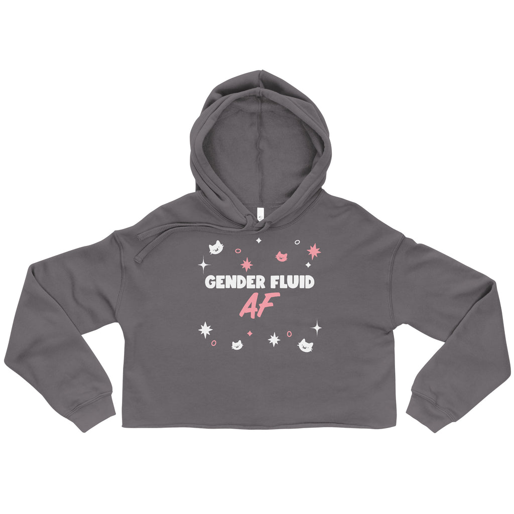 Gender Fluid AF Crop Hoodie