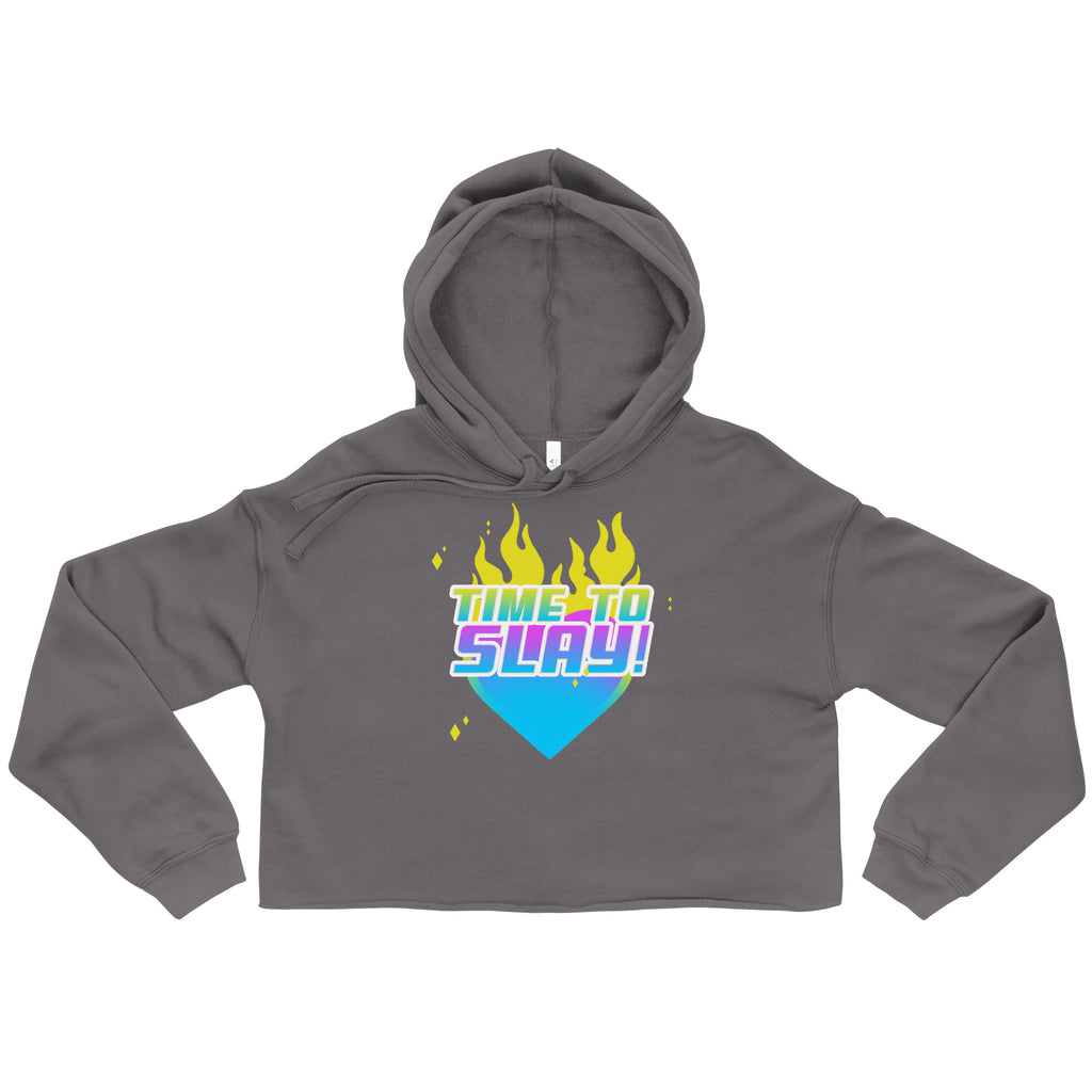 Time To Slay! Crop Hoodie